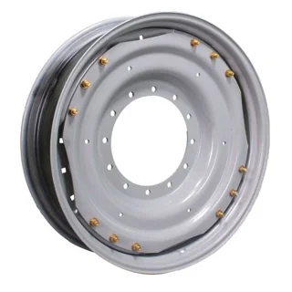DISCS 38" WAFFLE 12-16.732-14.60 (4" DRAW) .906 BH WITH WEIGHT HOLES SILVER