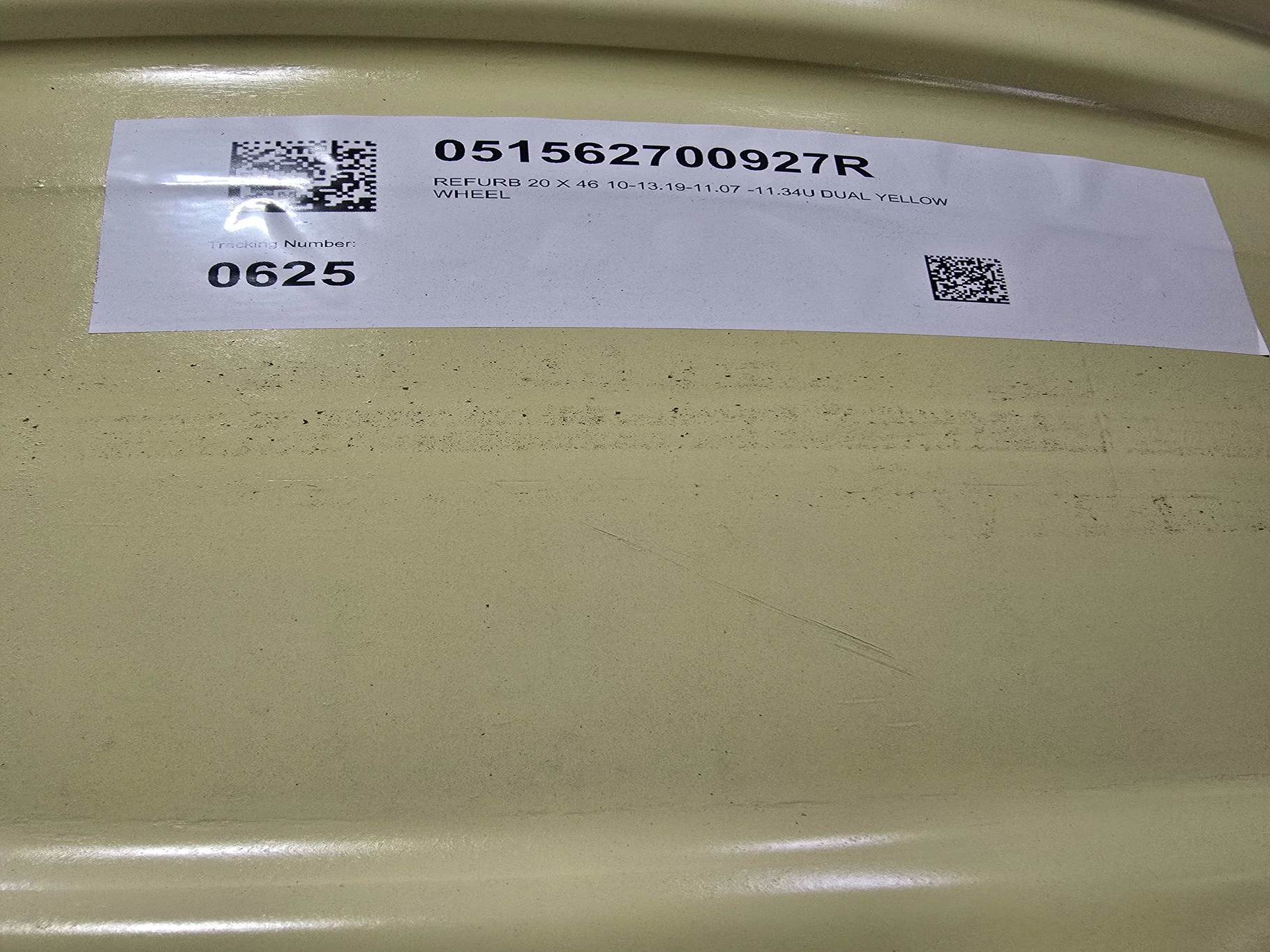 20 X 46 10-13.19-11.07 -21.5FS DUAL YELLOW WHEEL image 3
