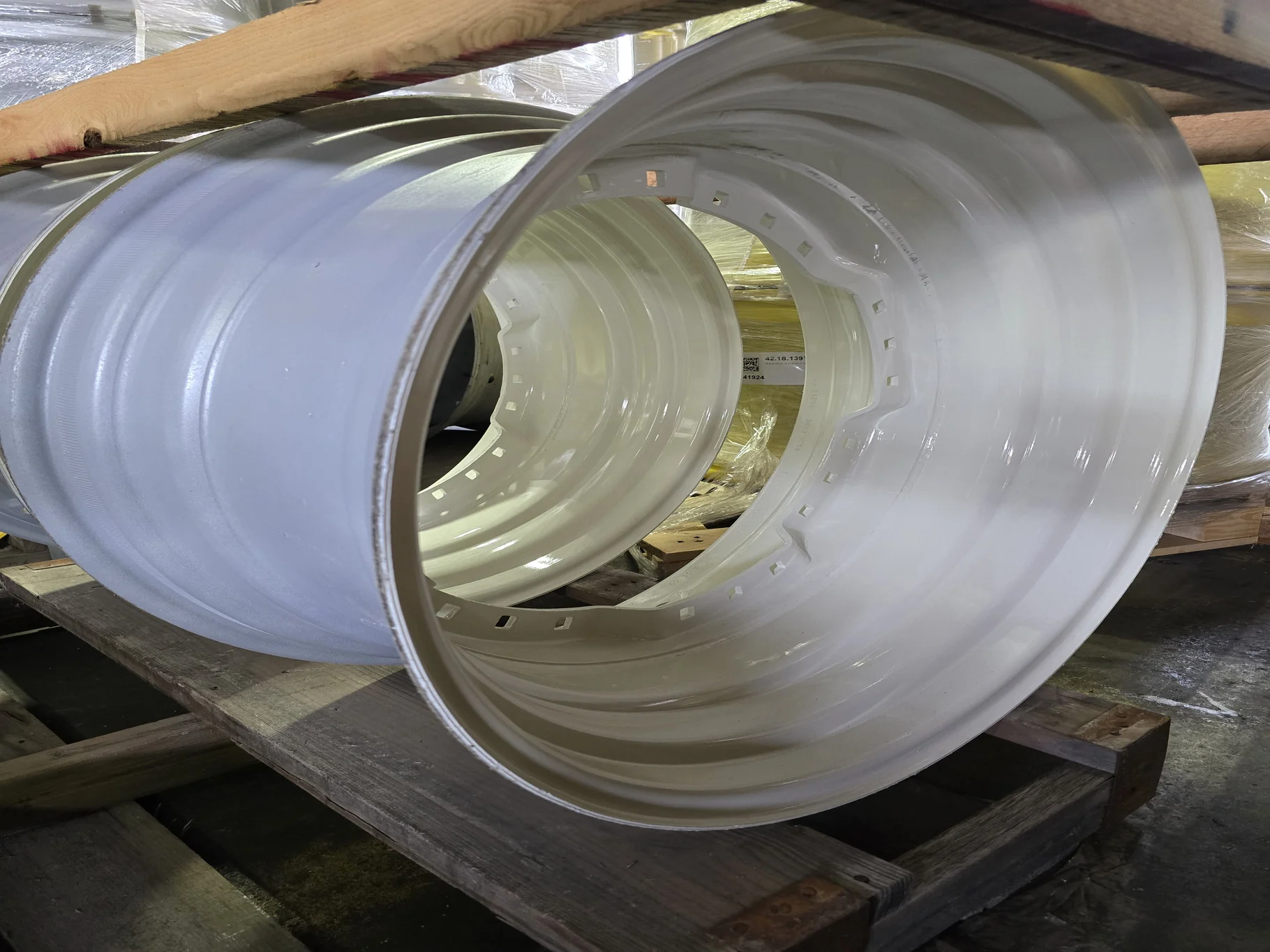 15 X 30 WAFFLE 24-23.25 WHITE WHEEL 051629700546 image 2