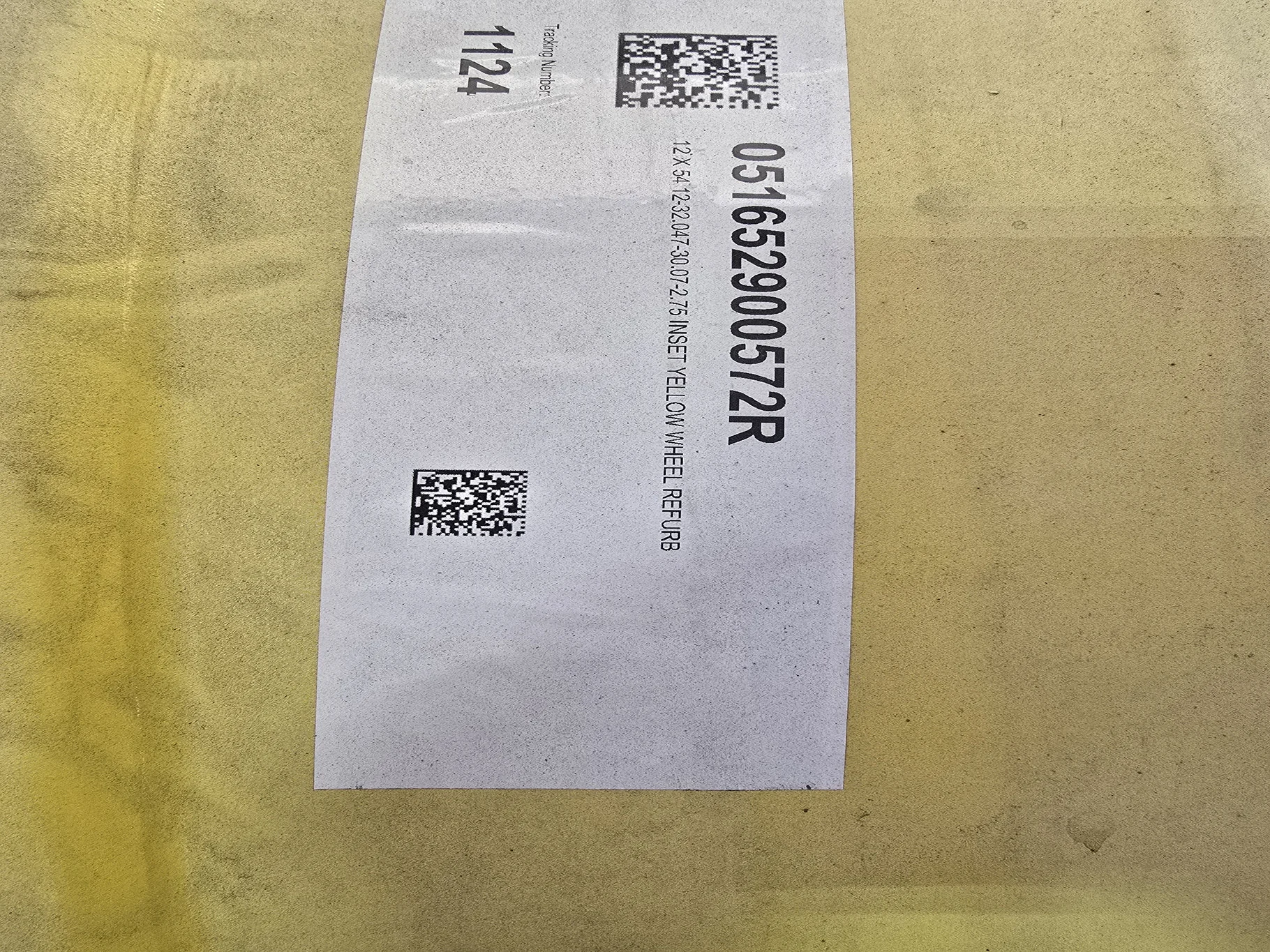 12 X 54 12-32.047-30.07-2.75 INSET YELLOW 051652900572 image 3