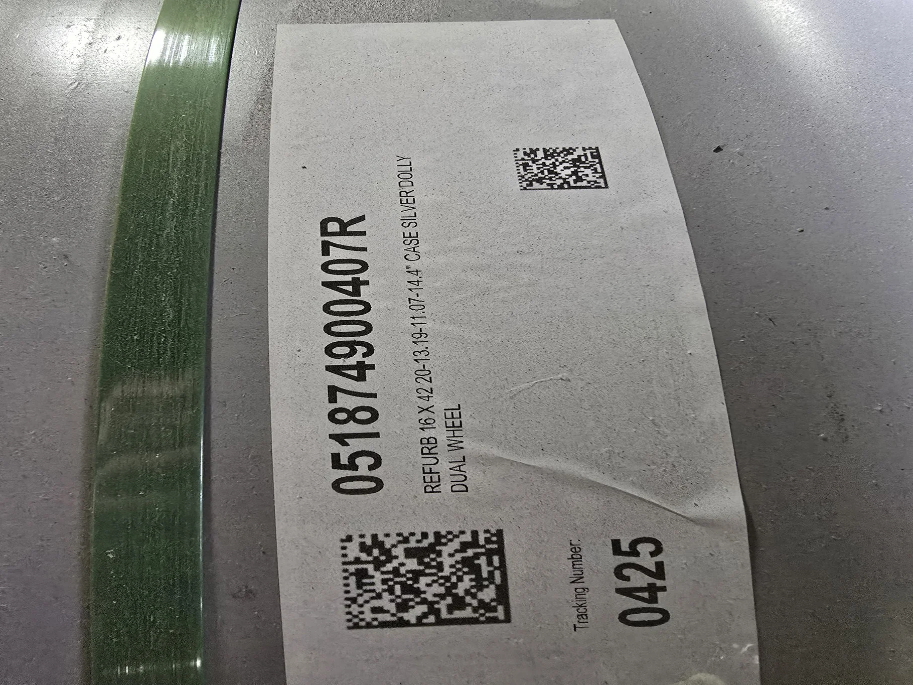 16 X 42 20-13.19-11.07-14.4" DOLLY DUAL-SILVER HSL 051874900407 image 4