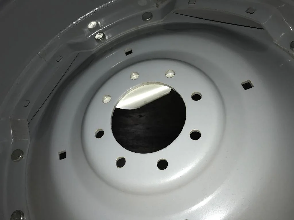 DISCS 34" WAFFLE 8-8-6.0 (4" DRAW) .75 BH WITH WEIGHT HOLES SILVER 2 BOLT