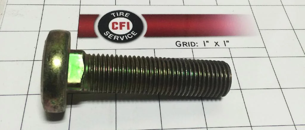 M22-2.5 X 90 CARRIAGE RIM & RAIL BOLT FOR ADJUSTABLE CENTER