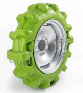 11.2-38 RHINOGATOR DT ON 10 X 38 8-8-6 GALVANIZED SINGLE CENTER WHEEL