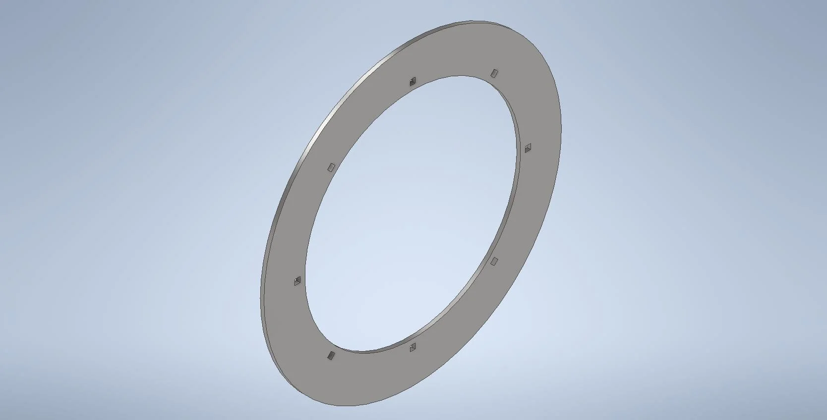 DISCS 40" FLAT PLATE 8-31.0-29.0 (.709 SQ BH) .50 THK