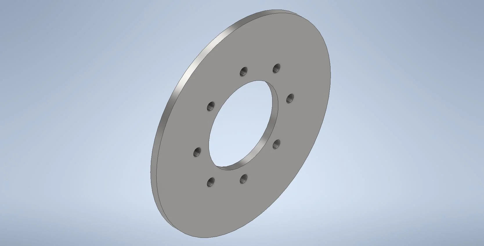 DISCS 15.00" FLAT PLATE 8-8-6.013 (.625 BH) .50 THK