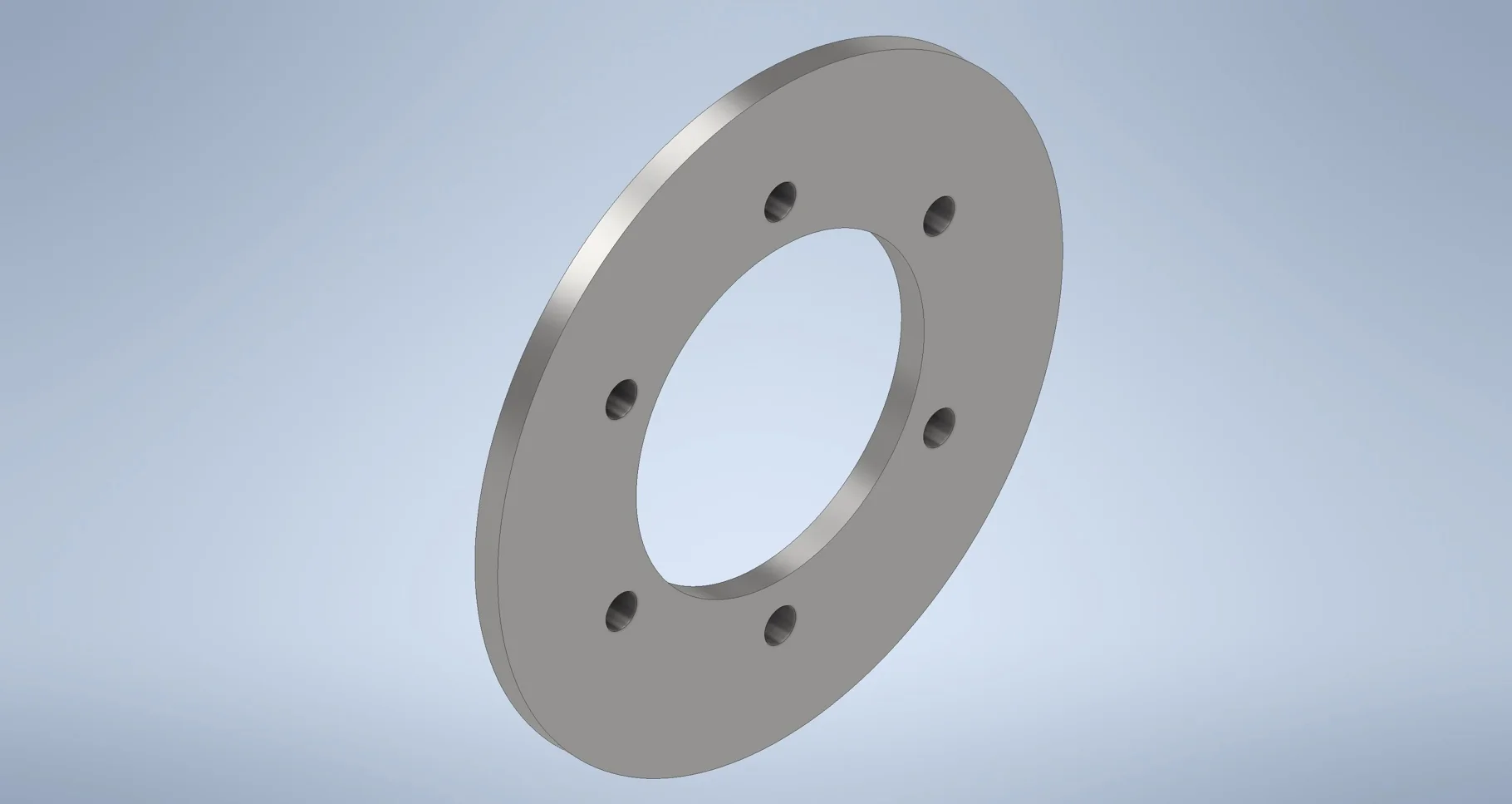 DISCS 12.434" FLAT PLATE 6-8.07-6.338 (.687 BH) .50 THK
