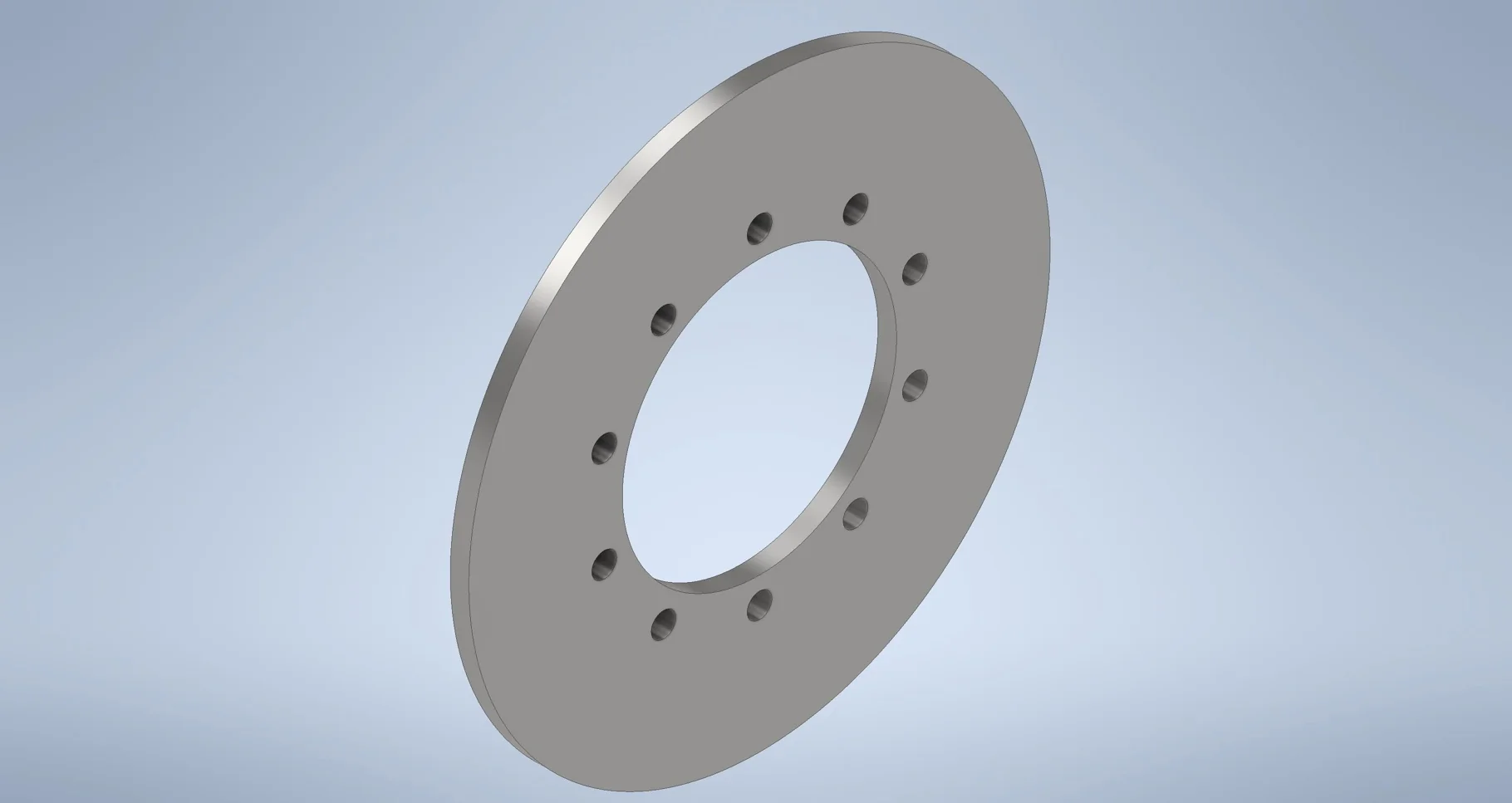 DISCS 23.468" FLAT PLATE 10-13.19-11.07 (1.0 BH) .75 THK