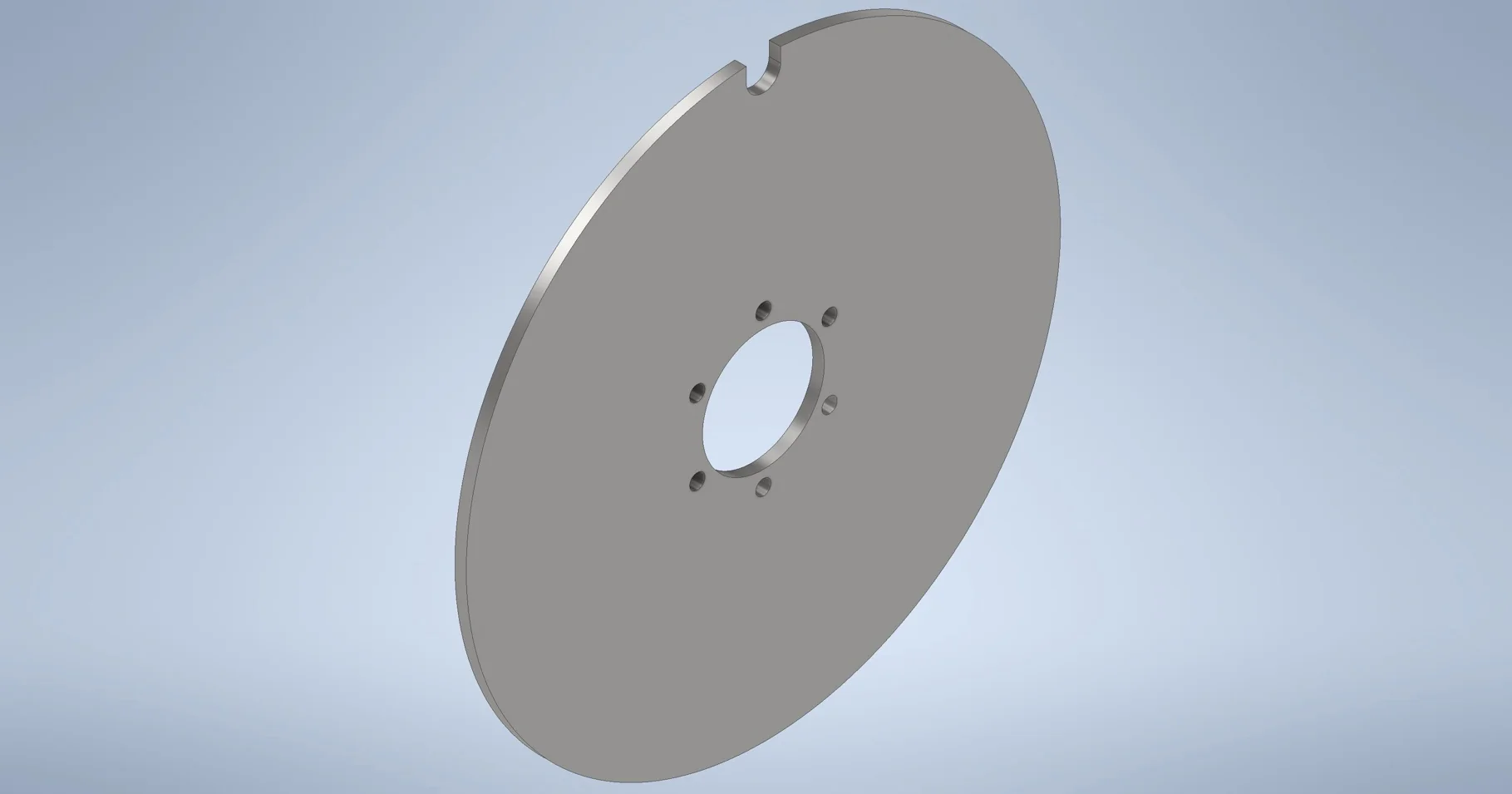 DISCS 26.039" FLAT PLATE 6-6.693-5.335 (.669 BH) .50 THK