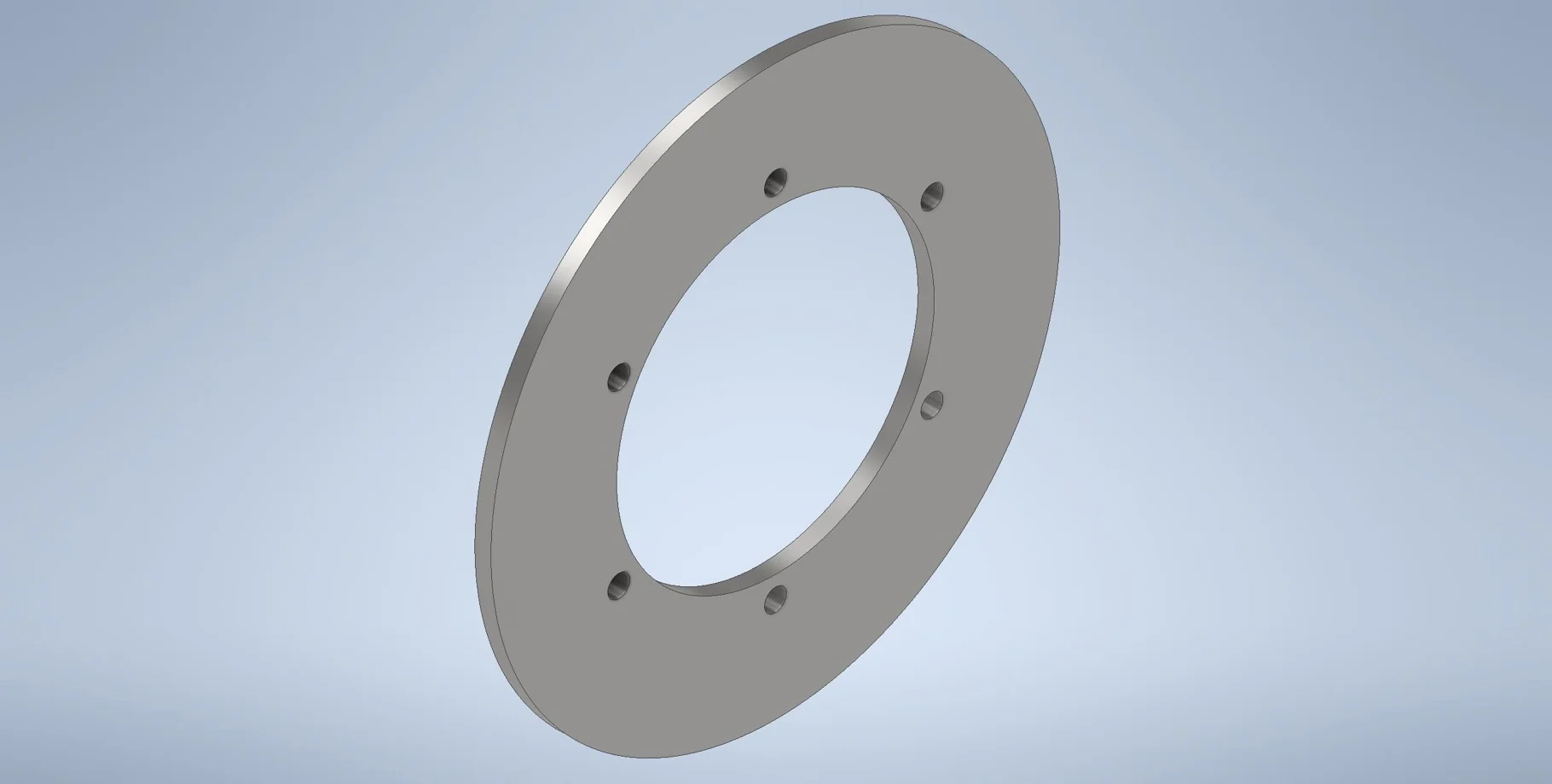 DISCS 17.653" FLAT PLATE 6-11.220-9.853 (.687 BH) .50 THK