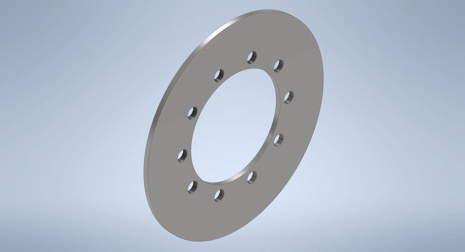 DISCS 21.829" FLAT PLATE 10-13.19-11.07 (1.1875" BH) .50 THK
