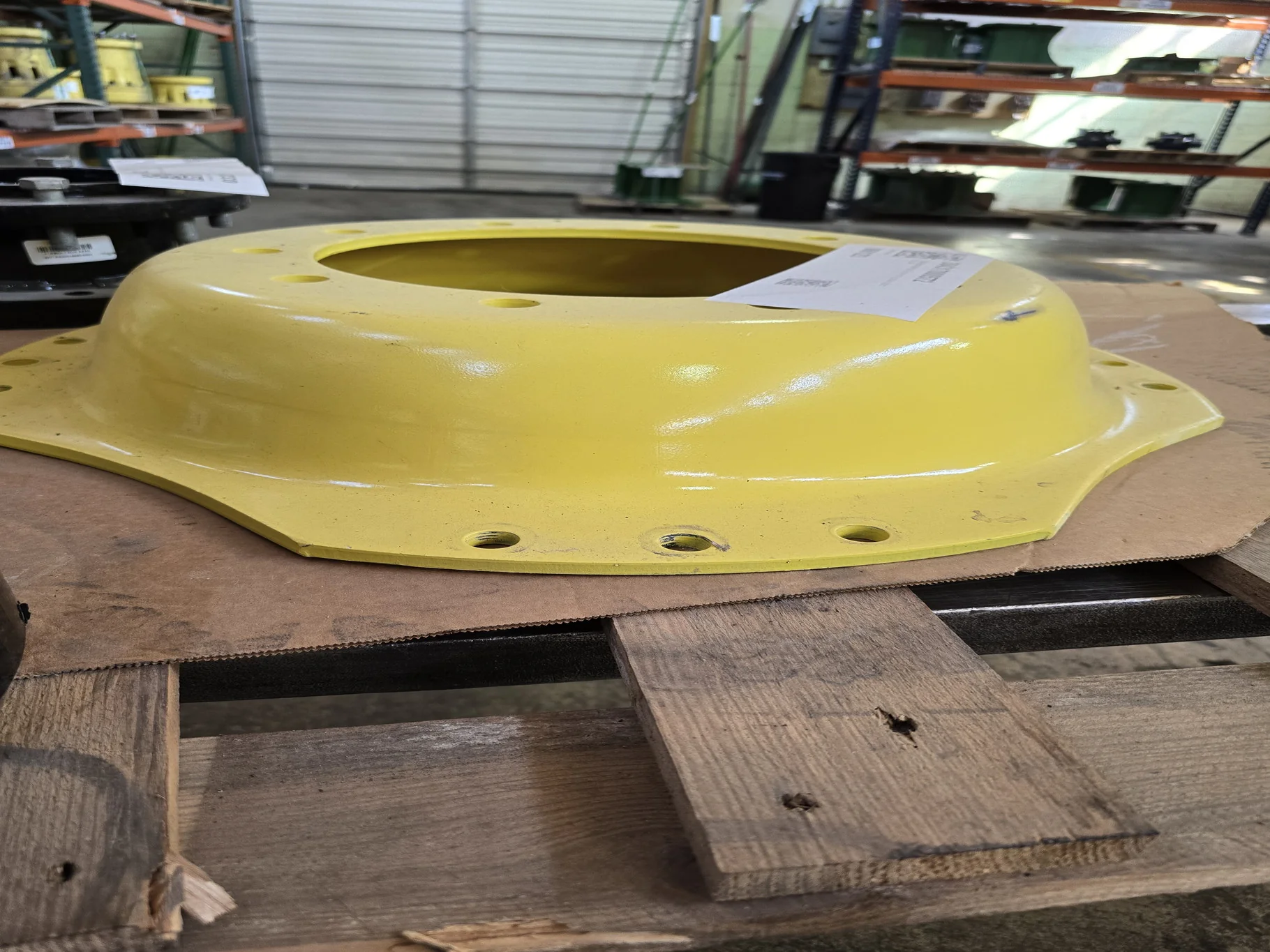 DISCS 28/30 WAFFLE 10-13.19-11.07 (4" DRAW) 3 BOLT YELLOW image 2