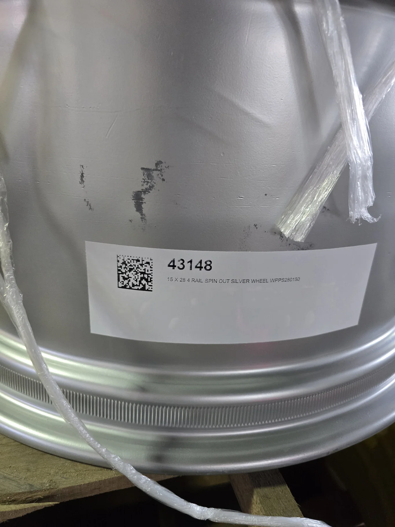 15 X 28 4 RAIL SPIN OUT SILVER WPPS280150 image 2