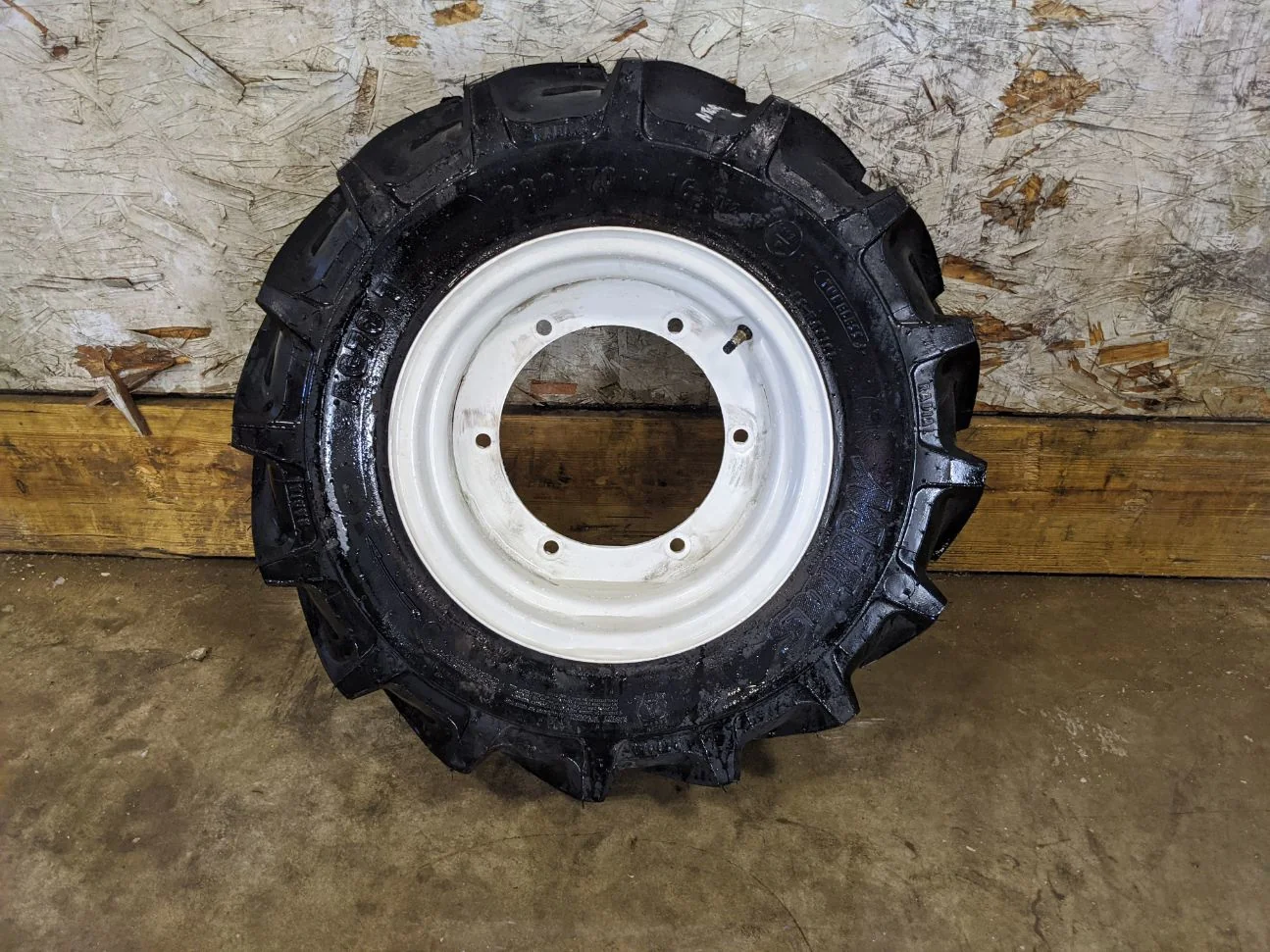 TAKE OFF 280/70R16 Mitas AC70 T 112A8 R-1W TL on a 8 x 16 NH 6 Bolt Wheel