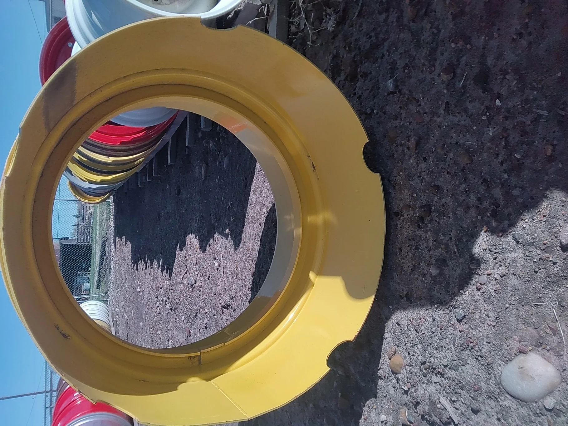 TAKE-OFF 15 X 30 T-RAIL BAND DUAL W/ 10" BAND YELLOW image 3