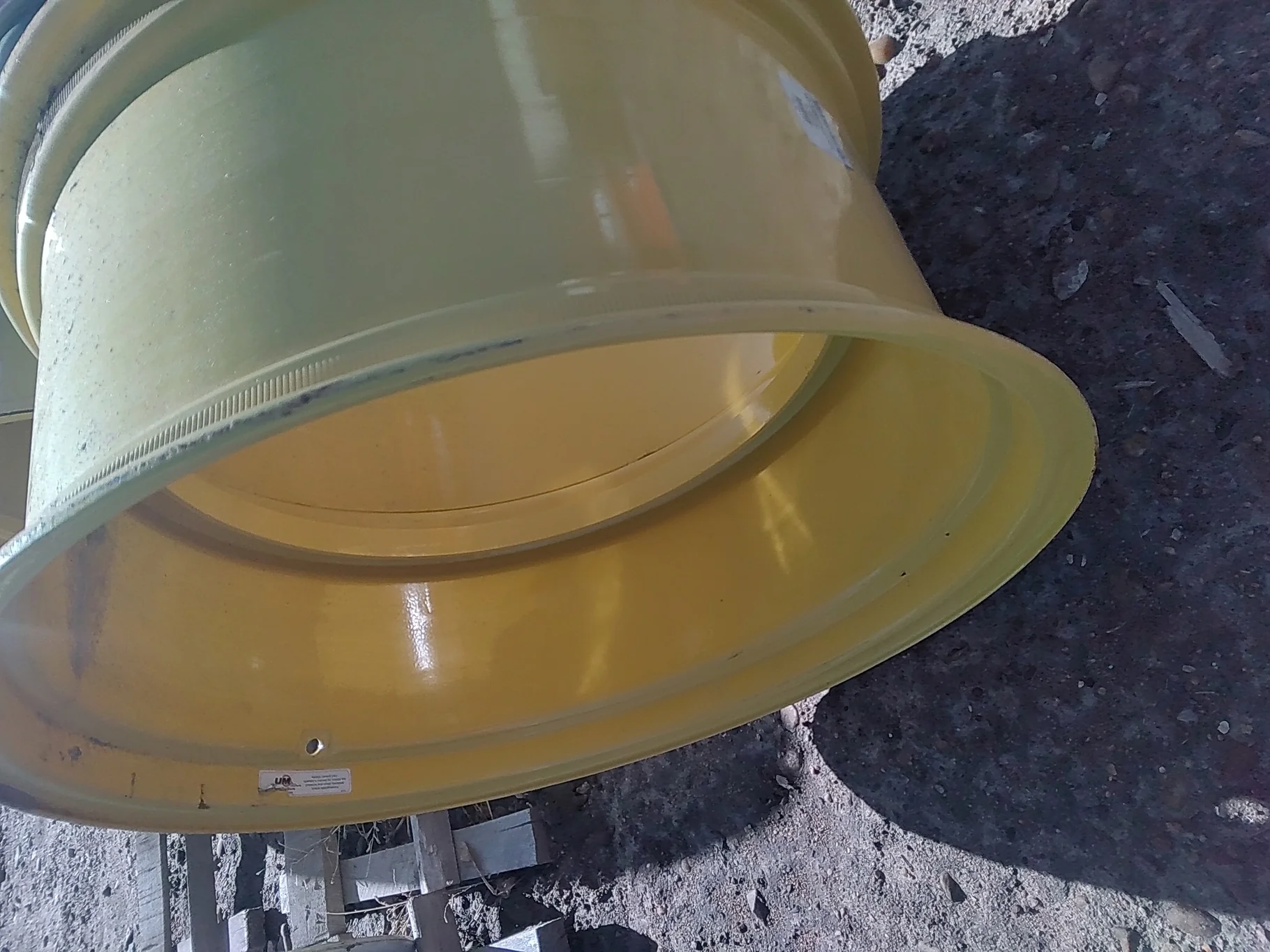 TAKE-OFF 15 X 30 T-RAIL BAND DUAL W/ 10" BAND YELLOW image 5