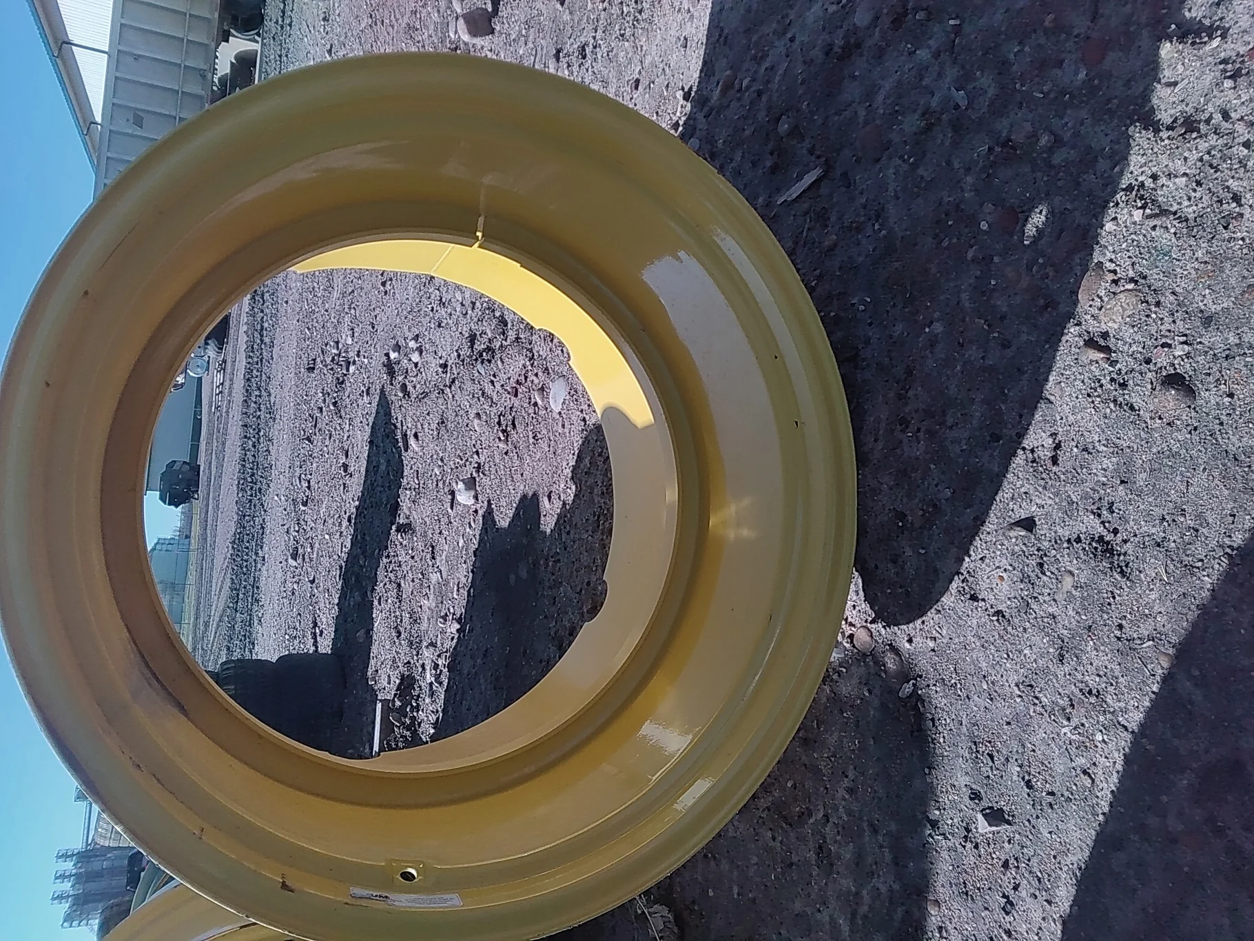 TAKE-OFF 15 X 30 T-RAIL BAND DUAL W/ 10" BAND YELLOW image 6