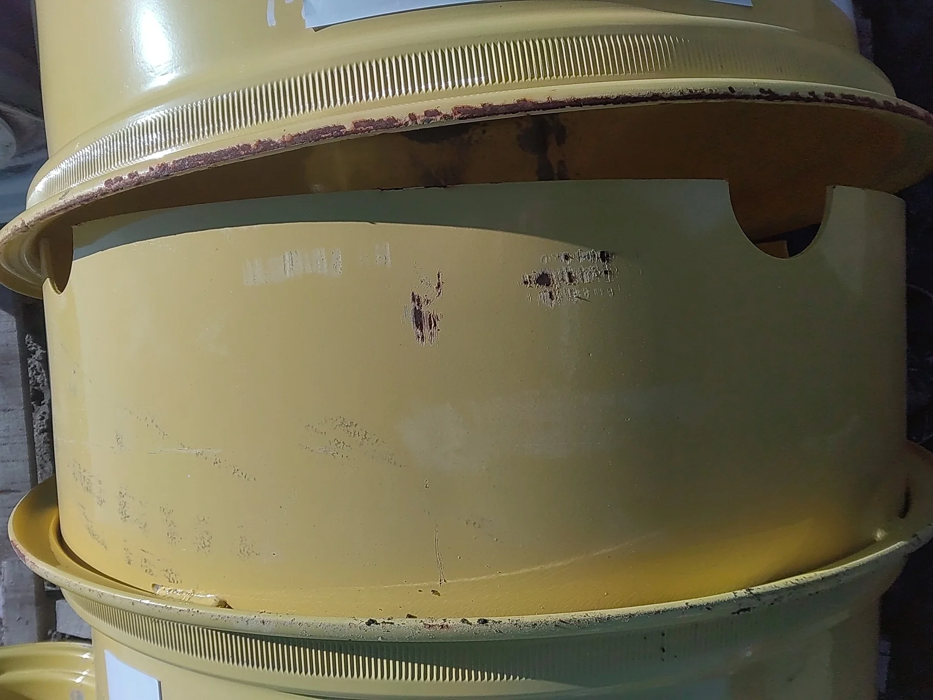TAKE-OFF 15 X 30 T-RAIL BAND DUAL W/ 10" BAND YELLOW image 9