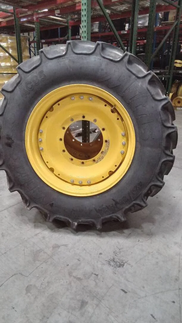 Take-Off 420/85R34 147B Mitas AC85 TL R-1W 95-100% on 15 X 34 12-16.732-14.640 Titan Waffle 3 Bolt