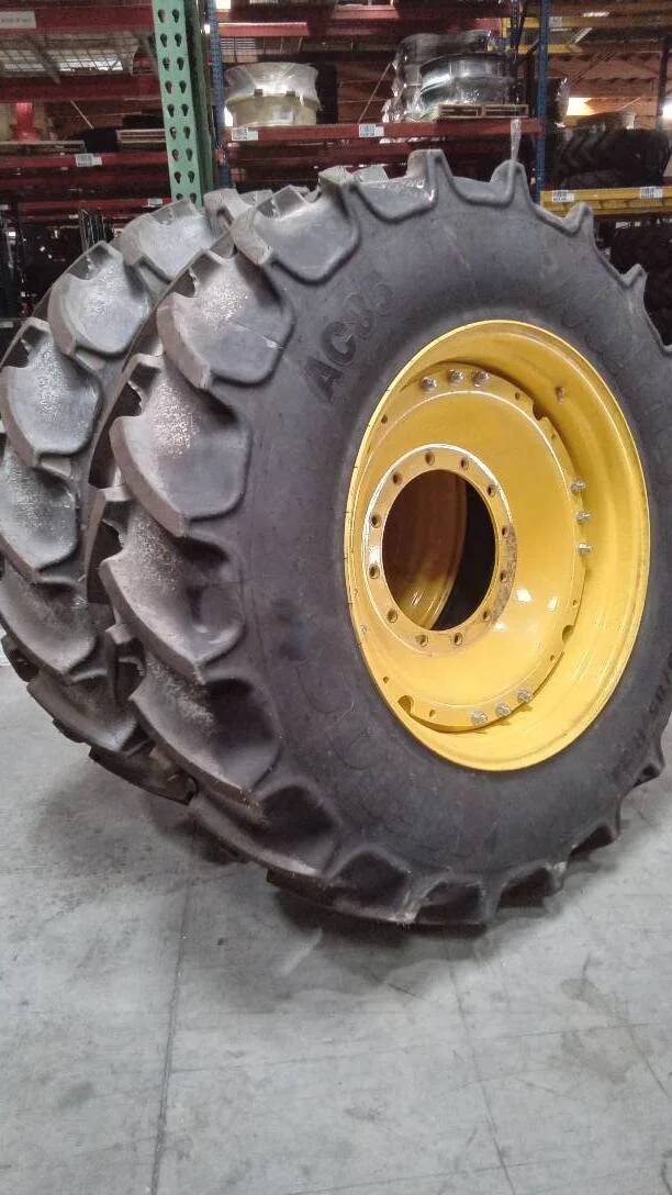 Take-Off 420/85R34 147B Mitas AC85 TL R-1W 95-100% on 15 X 34 12-16.732-14.640 Titan Waffle 3 Bolt image 2