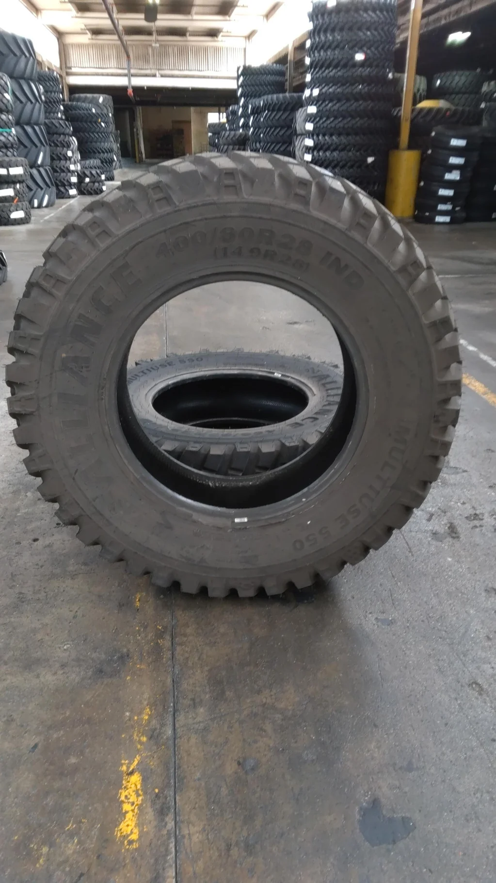 TAKE-OFF 400/80R28 151A8/146D ALLIANCE MULTIUSE 550 TL R-4 85-90% image 5