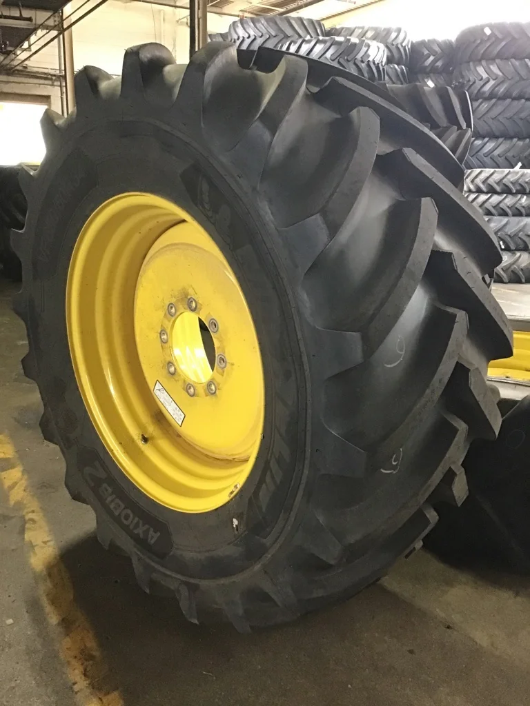 Take-Off VF650/60R34 Axiobib 2 TL R-1W 95-100% on 20 X 34 8-10.82-8.78 Combine Yellow image 2