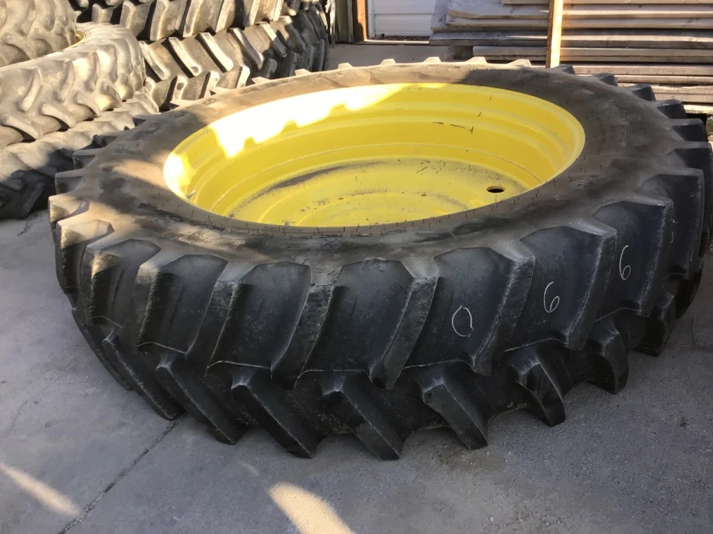 Used 480/80R50 159B Firestone Radial Deep Tread 23 TL R-1W 75-80% on 15 x 50 10-13.18-11.09-8.63