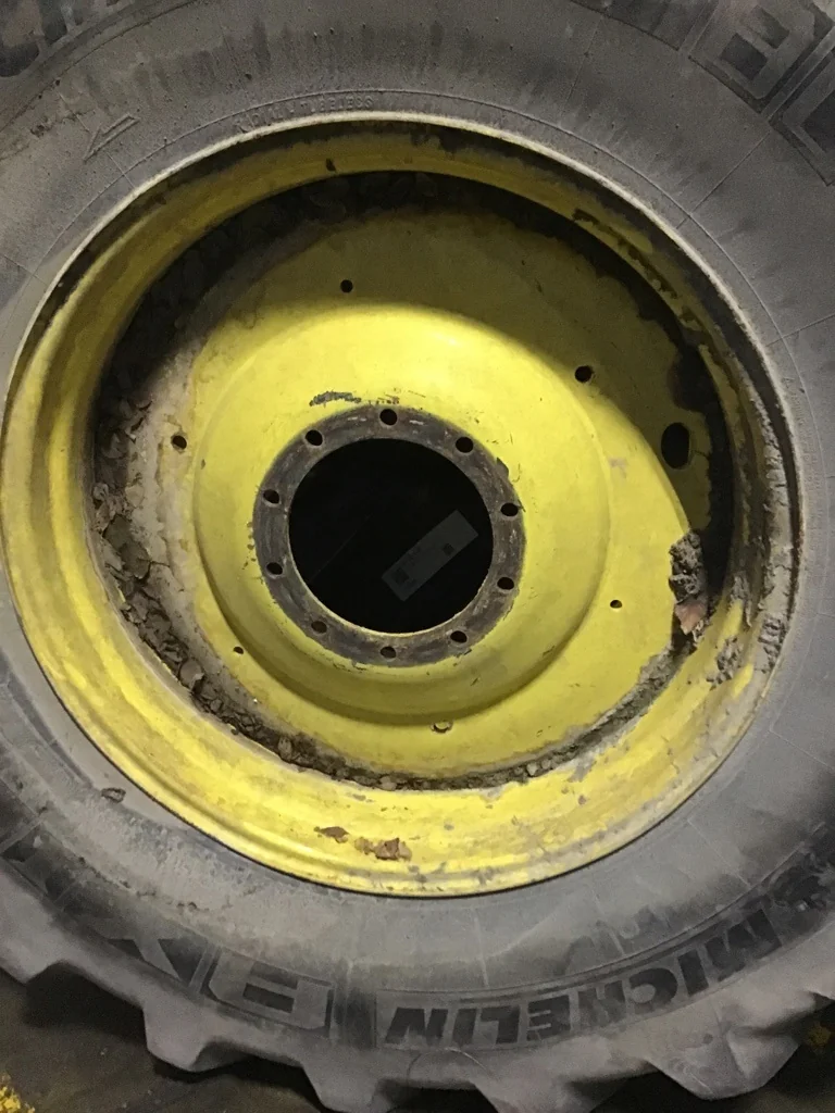 Used 27 X 38 10-13.19-11.07 Titan Dual Yellow Wheel