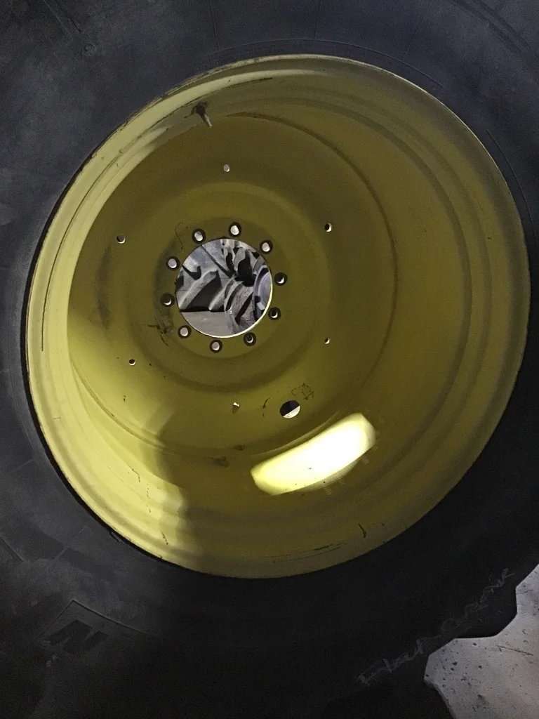 Used 27 X 38 10-13.19-11.07 Titan Dual Yellow Wheel image 2