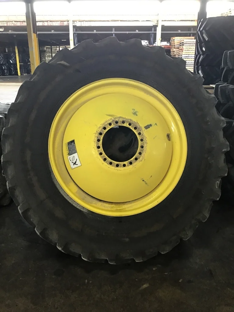 Used 520/85R42 157A8 Goodyear Ultratorque Radial DT712 TL R-1 85-90% on 18 X 42 20-13.189-11.07-