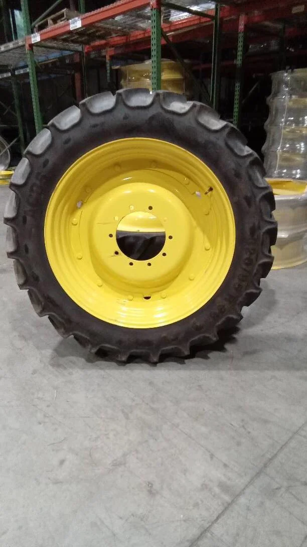 Take-Off 320/85R38 143B Mitas AC85 TL R-1W 95-100% on 10 X 38 10-13.19-11.07 Rim & Rail