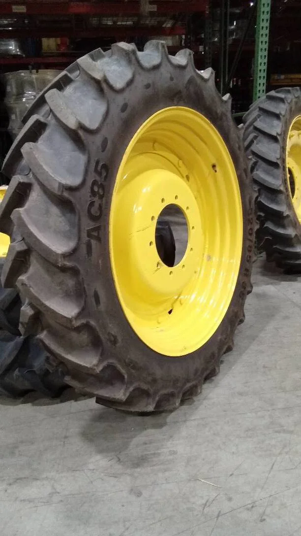 Take-Off 320/85R38 143B Mitas AC85 TL R-1W 95-100% on 10 X 38 10-13.19-11.07 Rim & Rail image 2