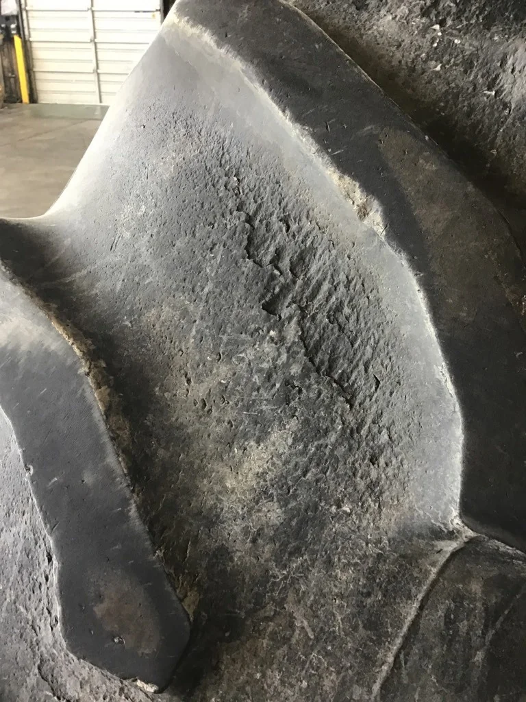 Used 28L-26 12ply Goodyear Dyna Torque 2 TL R-1 80-85% on 25 X 26 8-8-6 Titan Combine image 3