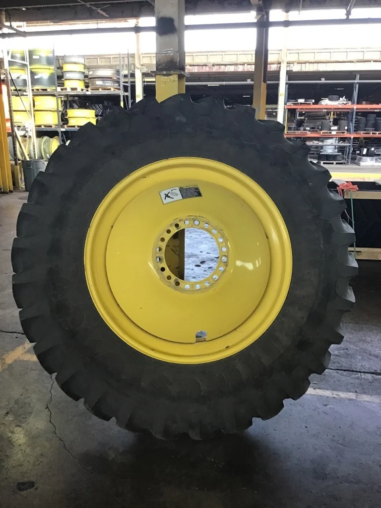 Used 520/85R42 157B Firestone Radial All Traction 23 Degree TL R-1 90-95% on 18 X 42 20-13.189-11.0