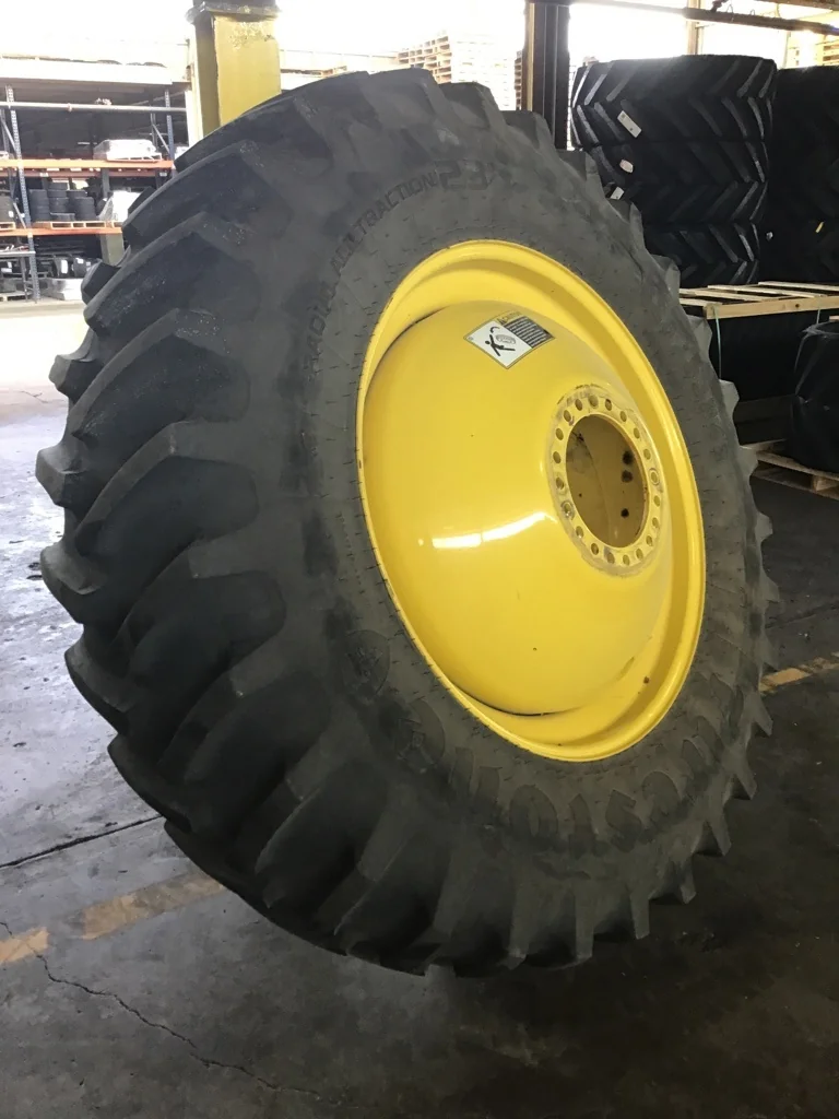 Used 520/85R42 157B Firestone Radial All Traction 23 Degree TL R-1 90-95% on 18 X 42 20-13.189-11.0 image 2