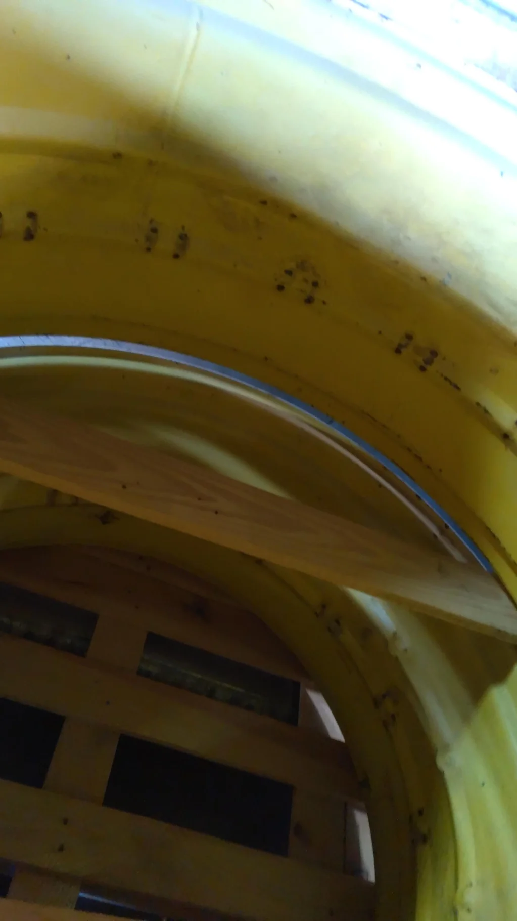 Used 18 X 38 Titan Double Bevel Yellow Wheel