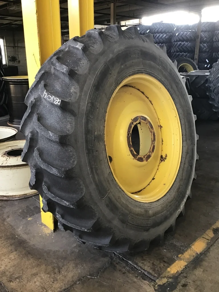 Used 18 X 38 10-13.19-11.07 Titan Dual Yellow Wheel image 2