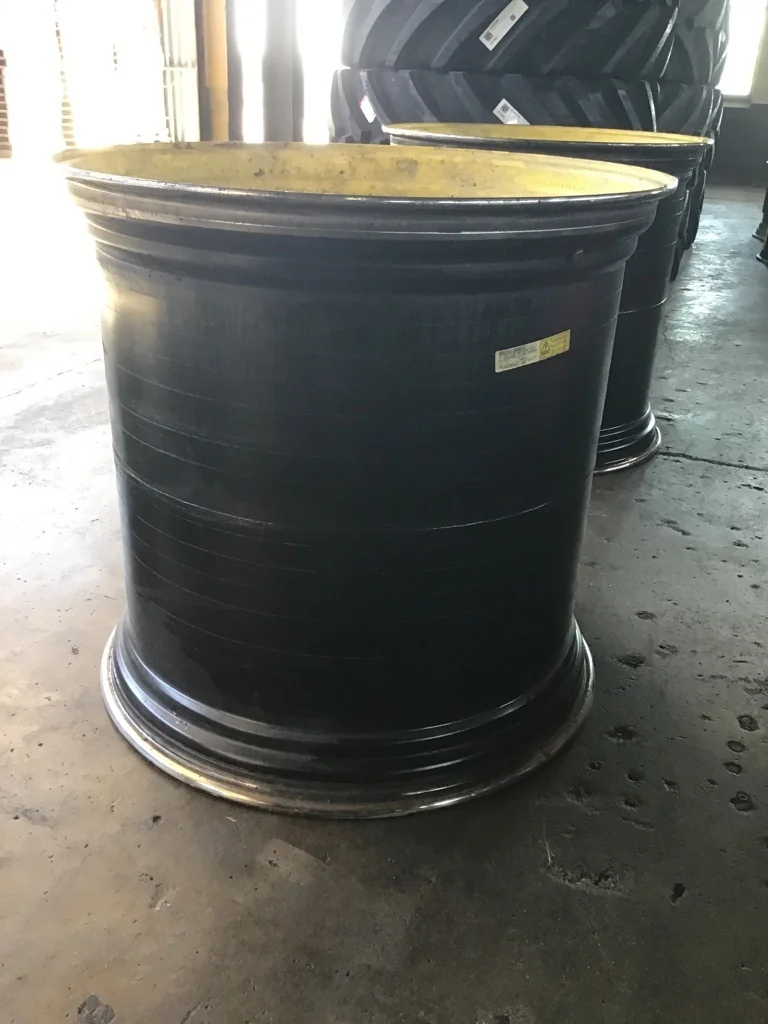 Used 44 X 46 10-13.19-11.07 Titan Combine Yellow Wheel image 2