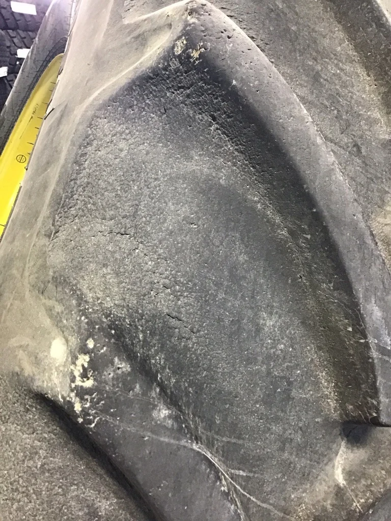 Used 650/85R38 173A8 Goodyear Optitrac DT824 TL R-1W 90-95% on 23 x 38 10-13.18-11.09-14.4 Dolly image 3