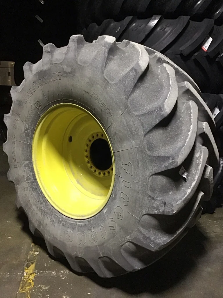 Used 800/65R32 172D Firestone Radial All Traction DT TL R-1W 90-95% on 27 X 32 20-13.19-11.07 image 2