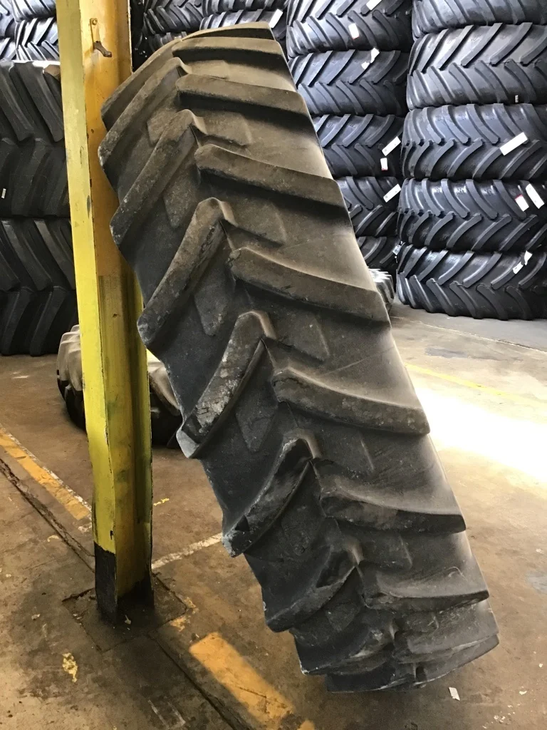 Used 480/80R50 159A8 Michelin Agribib TL R-1W 80-85% on 15 X 50 12-32.047-30.078 Titan Rim & Rail image 3