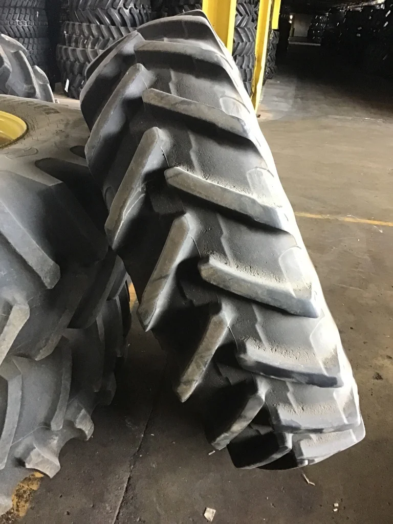 Used 420/85R34 147A8 Michelin Agribib 2 TL R-1W 85-90% on 15 X 34 12-16.732-14.620 Waffle 3 Bolt image 3