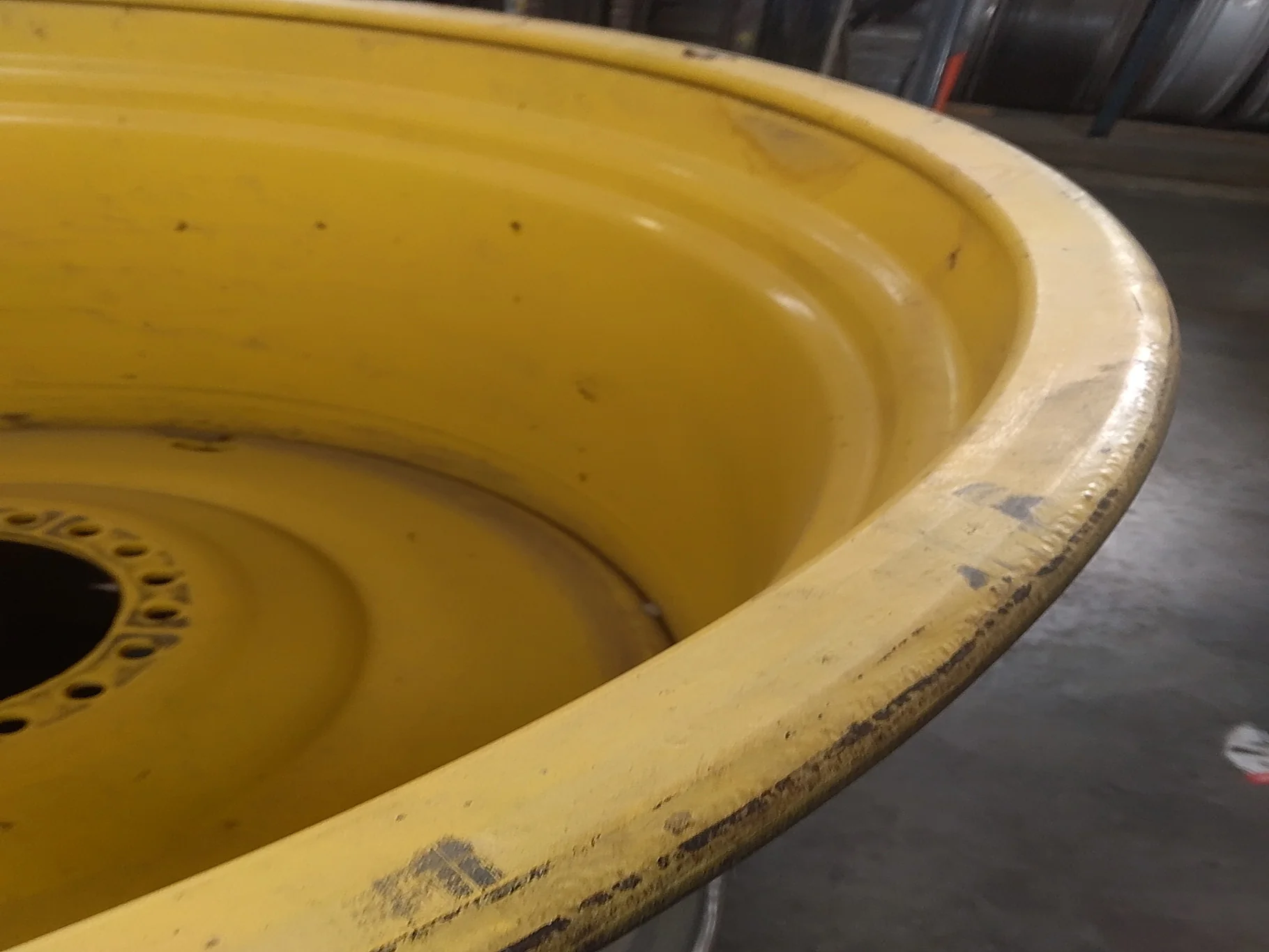 Used 44 X 46 20-13.19-11.07 Combine Yellow Wheel image 3