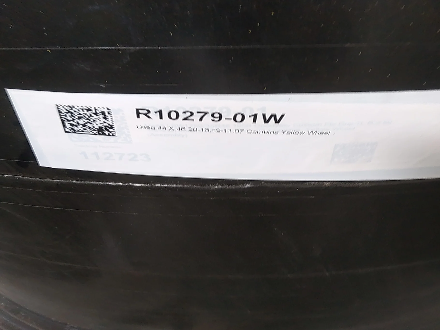 Used 44 X 46 20-13.19-11.07 Combine Yellow Wheel image 8