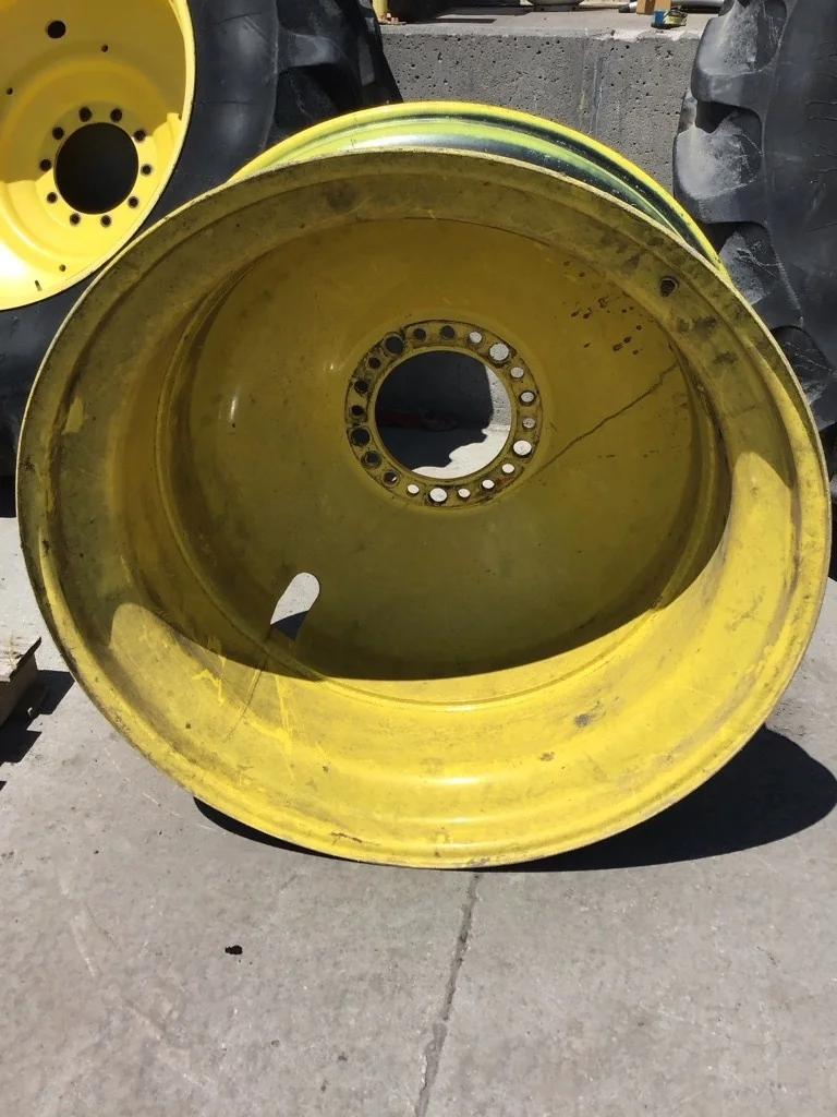 USED 18 x 42 20-13.187-10.50-16.18 (OUTSIDE) DOLLY DUAL YELLOW WHEEL