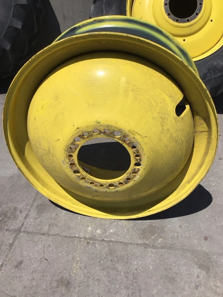 USED 18 x 42 20-13.187-10.50-16.18 (OUTSIDE) DOLLY DUAL YELLOW WHEEL image 3