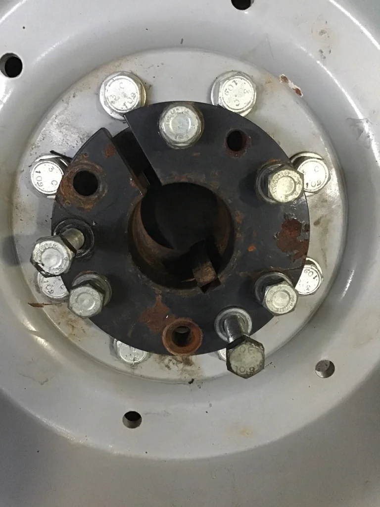 Used 3 & 5/8 Axle Hub 8-10.82 Black