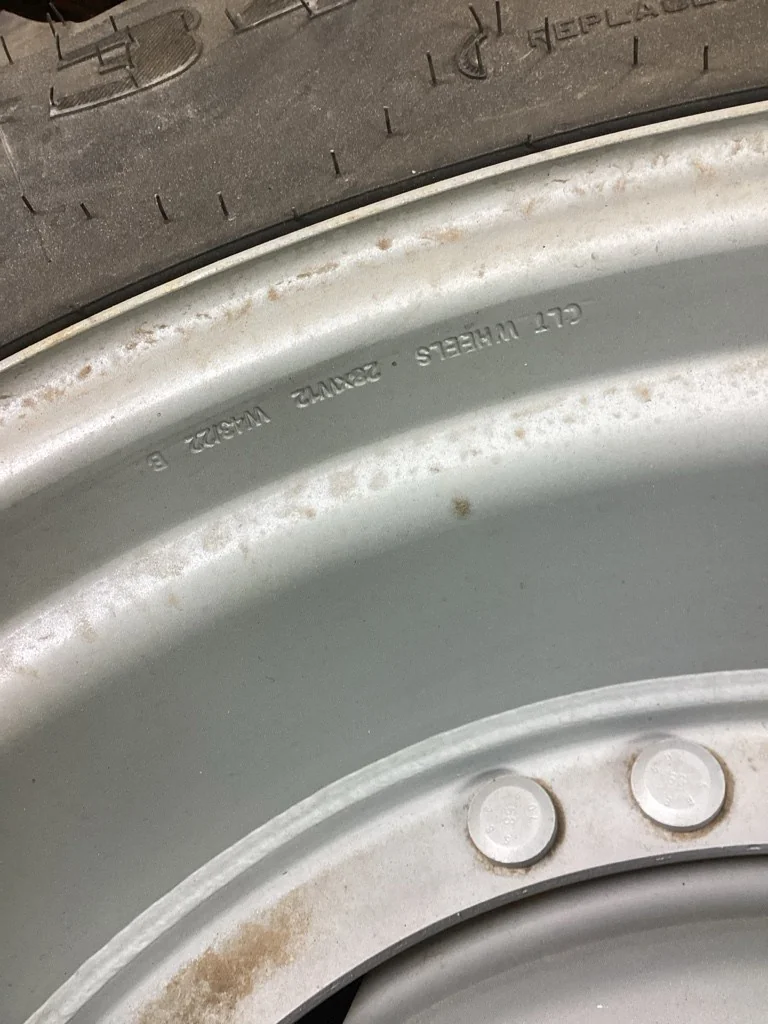 Take-Off 340/85R28 127A8 Trelleborg TM600 TL R-1W 95-100% On 12 x 28 (8-10.82-8.78) 4/2 Rail/Disc image 4