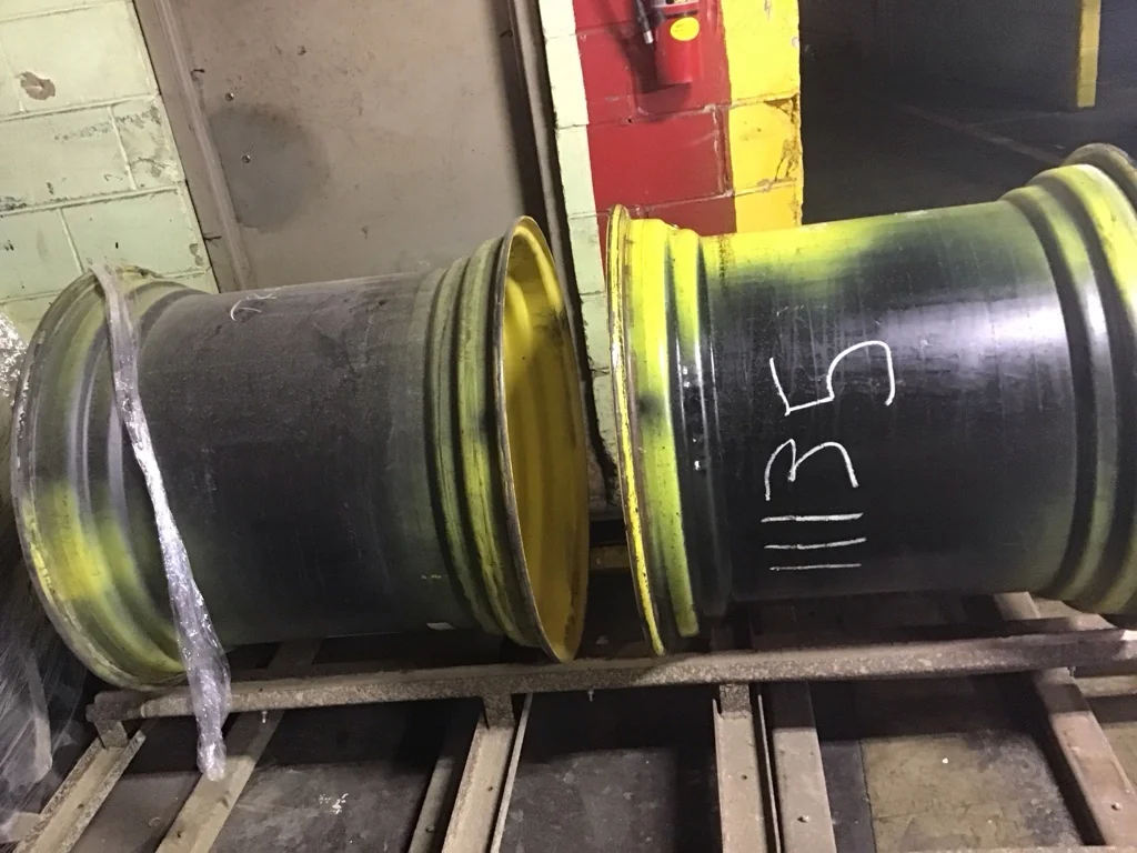 Used 30 X 30 8-10.82-8.78 Titan Combine Yellow Wheel image 4