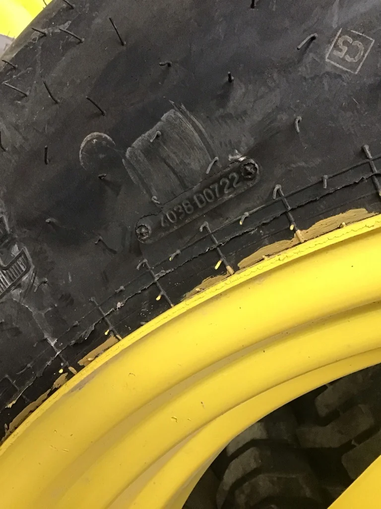 Take-Off 400/75R38 134A8 Alliance Farm Pro II TL R-1W 95-100% on 14 X 38 8-8-6 GKN Waffle 2 Bolt image 4